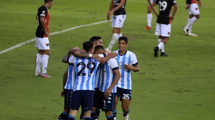 Racing venció al puntero