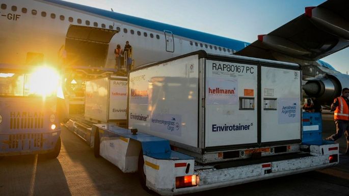 Llegaron al país 371.200 dosis de vacunas Sinopharm