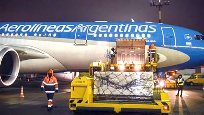 Llegaron más de 755 mil vacunas al país