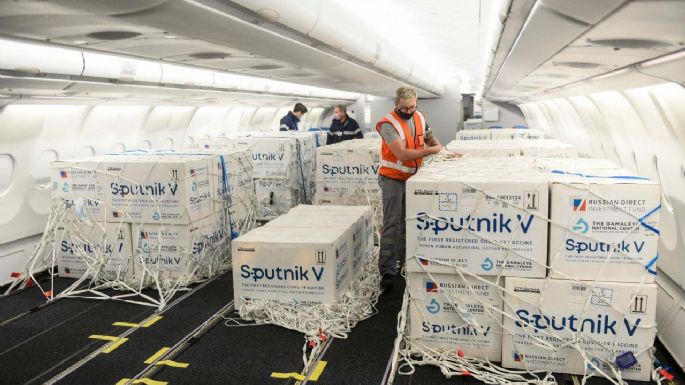 Llegarán 765.545 dosis de componente 1 de la vacuna Sputnik V