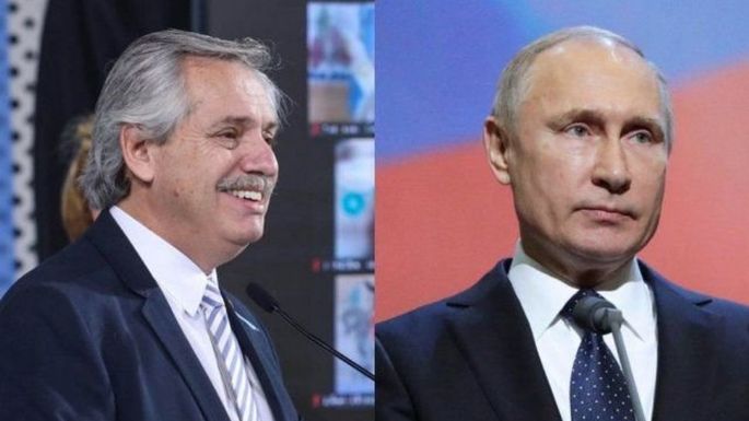 Fernández y Putin hablaron sobre el suministro de vacunas