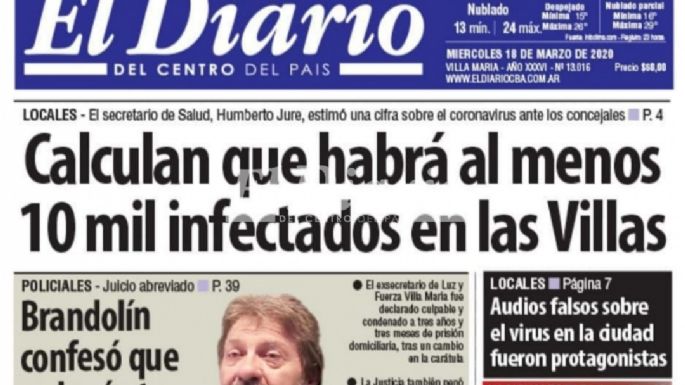 Villa María y Villa Nueva superaron los 10 mil contagios desde el inicio de la pandemia