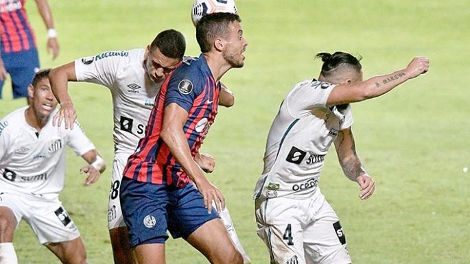 San Lorenzo cayó ante el Santos de Holan