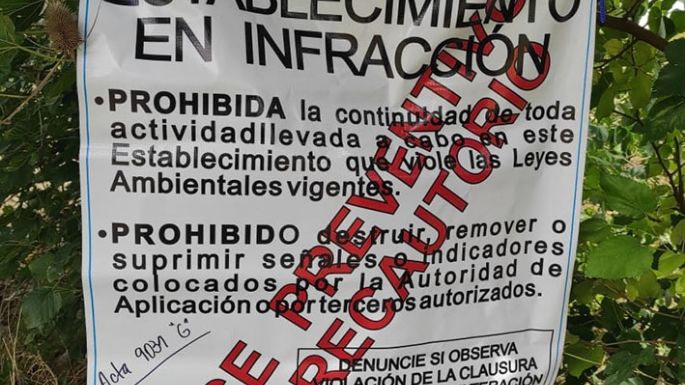 Pidieron frenar una “deforestación” y tuvo que intervenir  Ambiente