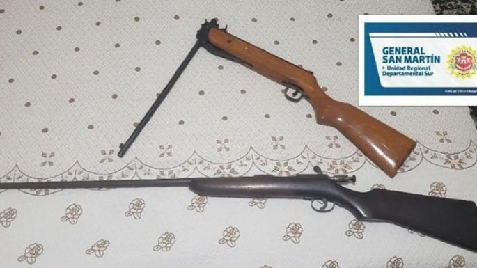 Apresaron a un presunto ladrón y hallaron armas en Arroyo Cabral