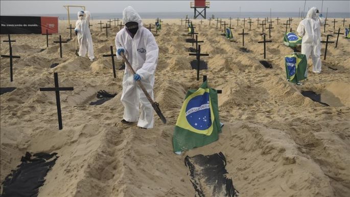 Brasil batió un nuevo récord de muertes en un día: 4.249