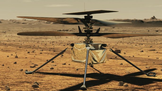 Helicóptero de la NASA empezará a emitir primeras imágenes de Marte