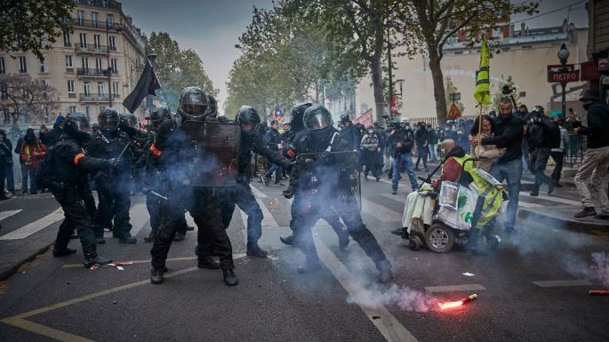 Marcha por el Día del Trabajador en Francia: al menos 34 detenidos