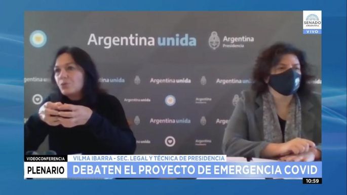 Vizzotti e Ibarra respaldaron las restricciones en el Senado