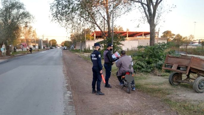 Operativo de saturación en barrio Carlos Pellergrini