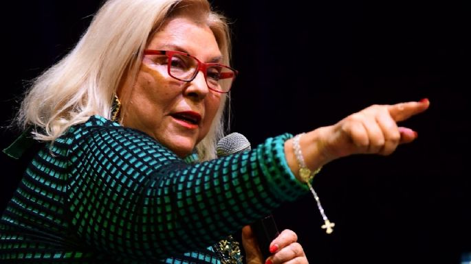 Carrió fue dada de alta tras el "accidente isquémico"