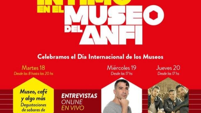 Nazareno Móttola y Destino San Javier participarán vía streaming del Día Internacional de los Museos
