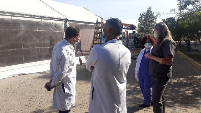 El Hospital Pasteur contará con una carpa sanitaria