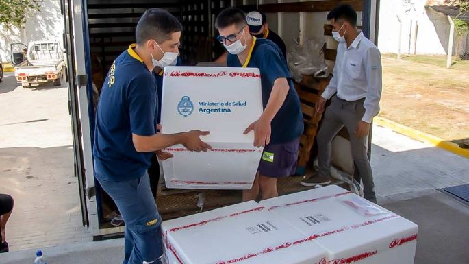 Llegaron 4.503 vacunas Sinopharm a Córdoba para aplicar segundas dosis