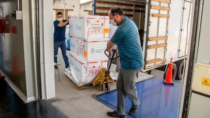 Llegaron a Córdoba otras 124.800 dosis de la vacuna de Sinopharm
