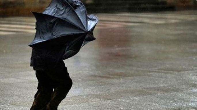 Alerta por fuertes tormentas y ráfagas de viento sur