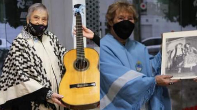 Referentes folclóricos donaron objetos al Museo del Anfi