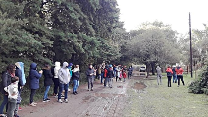 Tras la manifestación, la UCR se solidarizó con el intendente
