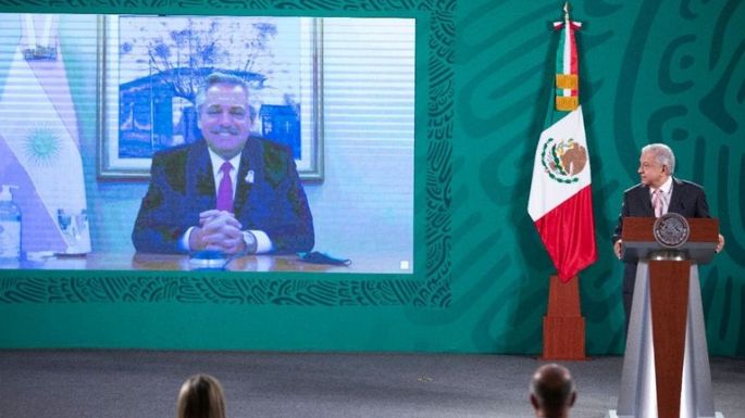 Fernández y López Obrador anunciaron la distribución de la vacuna AstraZeneca