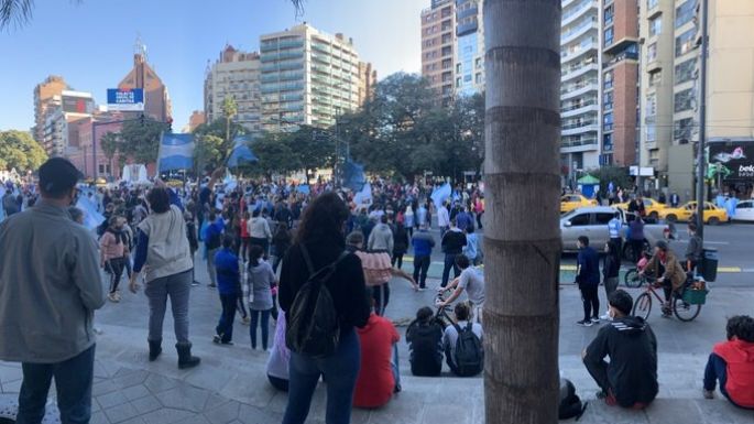 Protestas en contra de medidas sanitarias
