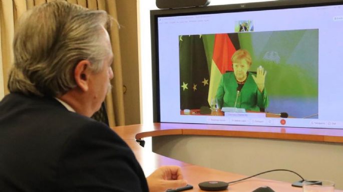 Merkel se comprometió a seguir apoyando a Argentina en su planteo al FMI