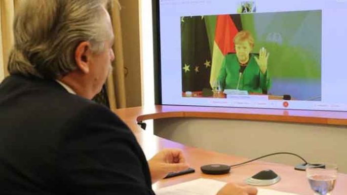 Merkel reafirmó su apoyo