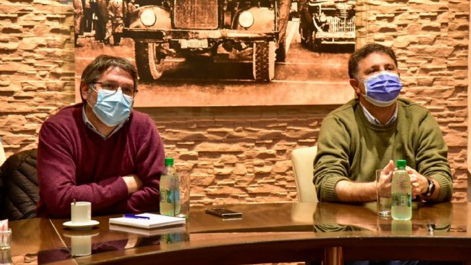 El secretario de Salud estuvo en la ciudad ante la situación crítica por las camas