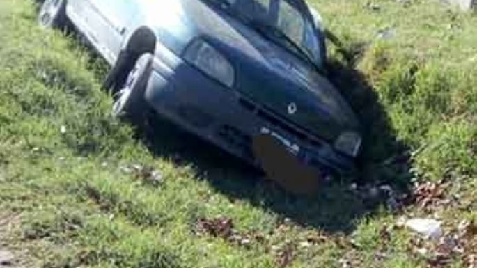 Cayó a una alcantarilla