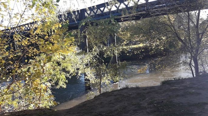 Un menor se tiró al río y golpeó contra una tosca