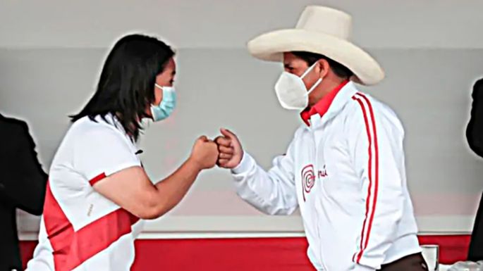 Empate técnico entre Pedro Castillo y Keiko Fujimori