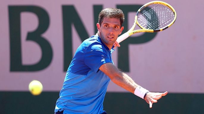 Federico Delbonis, la única alegría