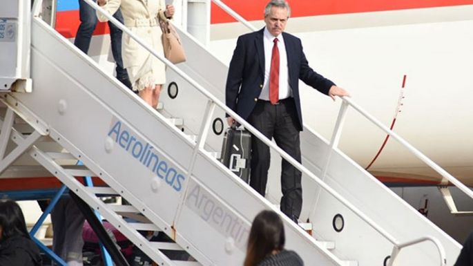 Fernández inició su gira europea