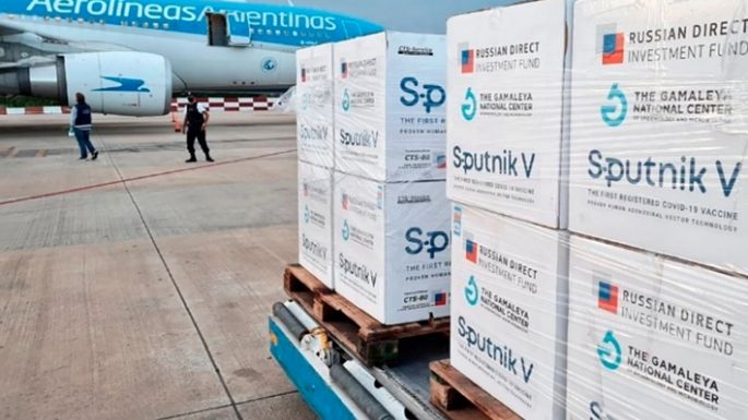 Un nuevo vuelo llega hoy desde  Moscú con más vacunas Sputnik V