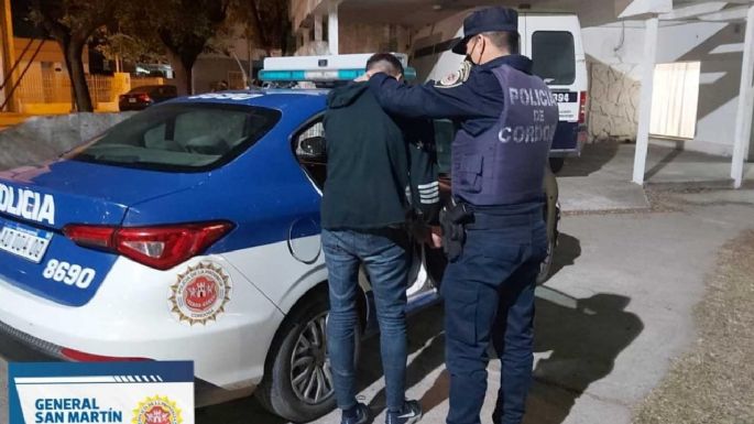 Sujeto aprehendido por hechos de violencia familiar