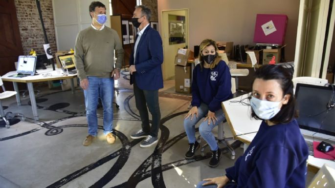 Rosso participó del festejo por los 10 años de la Tecnoteca