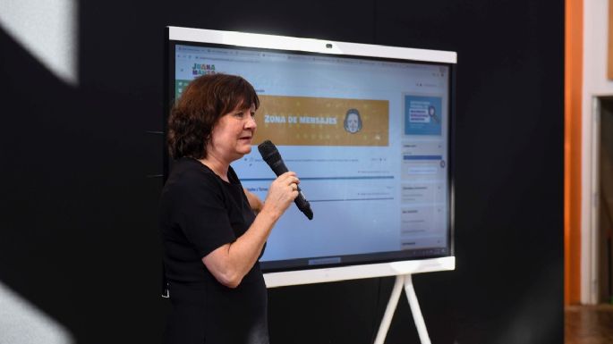 Presentaron la plataforma educativa Juana Manso