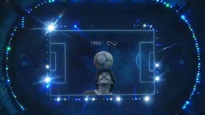[Vídeo] La Conmebol realizó un homenaje a Maradona en la previa de Argentina-Chile