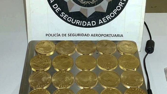 Secuestraron 107 monedas de oro valuadas en más de $23 millones