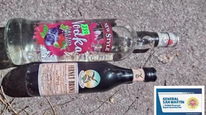 Detenido por robarse dos botellas alcohólicas de un comercio