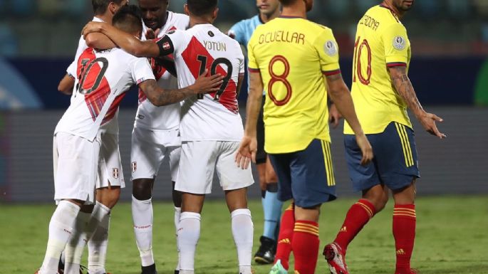 Perú sorprendió y venció a Colombia