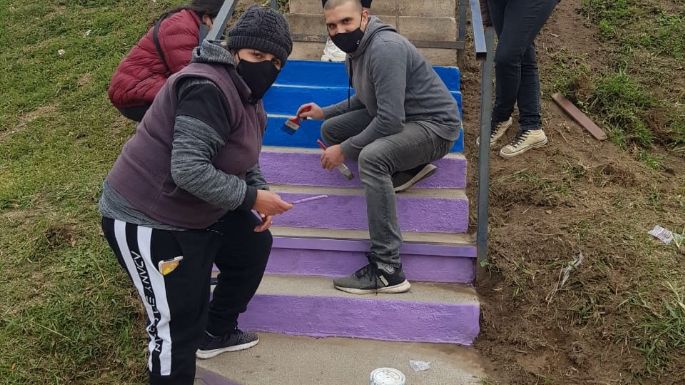 Villa Nueva: jóvenes intervienen espacios por el Día Internacional del Orgullo LGBT+