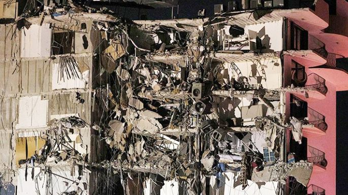 Se derrumbó un edificio en Miami