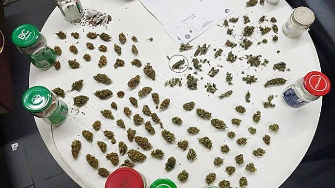Detuvieron al novio de la prima de la madre de Guadalupe: tenía marihuana