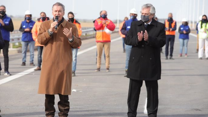 Fernández habilitó dos tramos de la Autopista RN 19