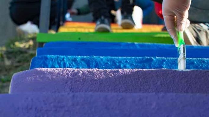 Inaugurarán el lunes las escalera de la diversidad