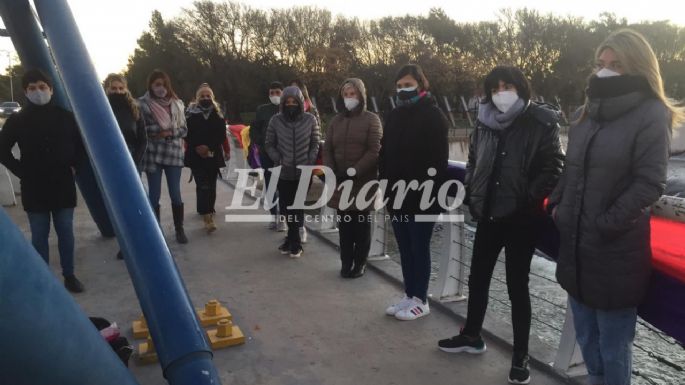 [Ahora] Intervención en el puente Perón por el Día del Orgullo