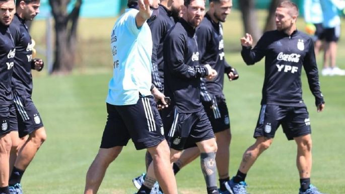 Práctica de la selección