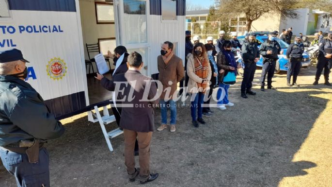 Inauguraron un Destacamento policial móvil en el barrio Botta