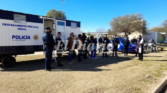 Inauguraron un Destacamento policial móvil en el barrio Botta