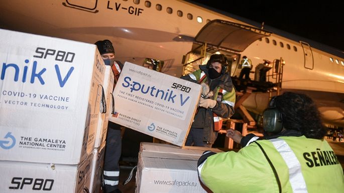 Llegó nueva partida de la vacuna Sputnik V